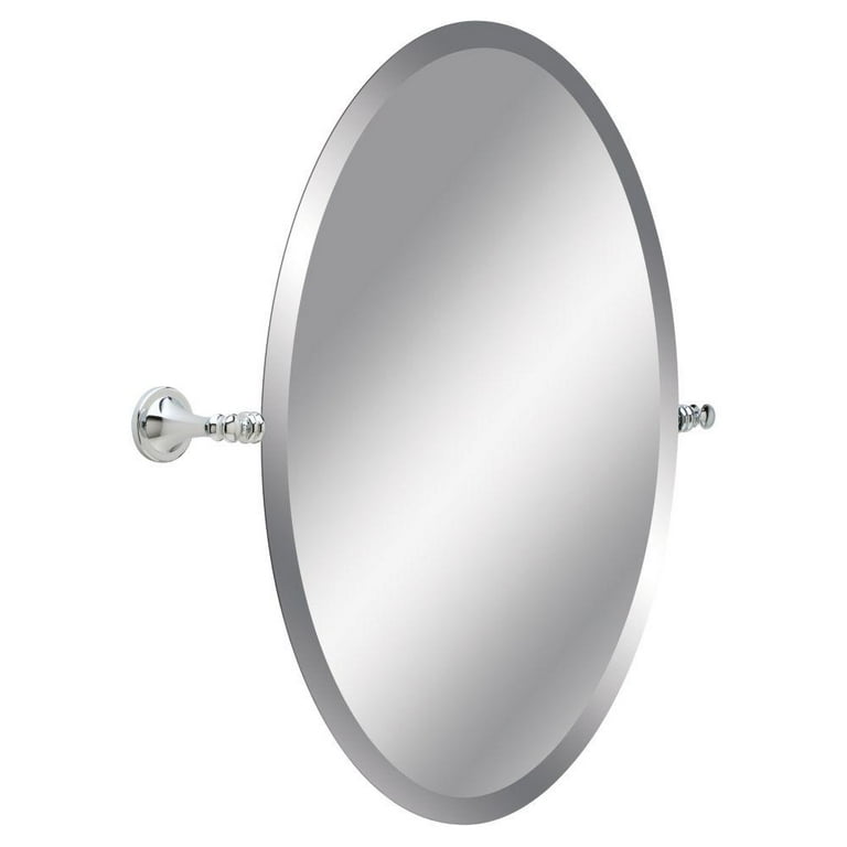 Delta Silverton 26 in. H x 22 in. W Single Wall Mirror in Chrome Delta Silverton 26 in. H x 22 in. W Single Wall Mirror in Chrome
