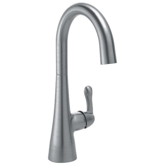 Delta Single Handle Bar Faucet, Arctic Stainless