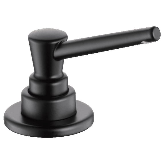 Delta Soap / Lotion Dispenser in Matte Black RP1001BL