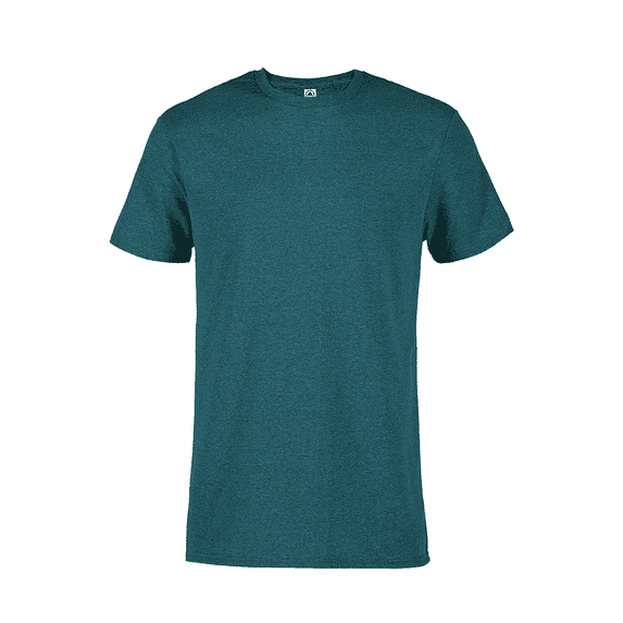 Delta Soft Men's Soft Spun Pepper Heather Tee