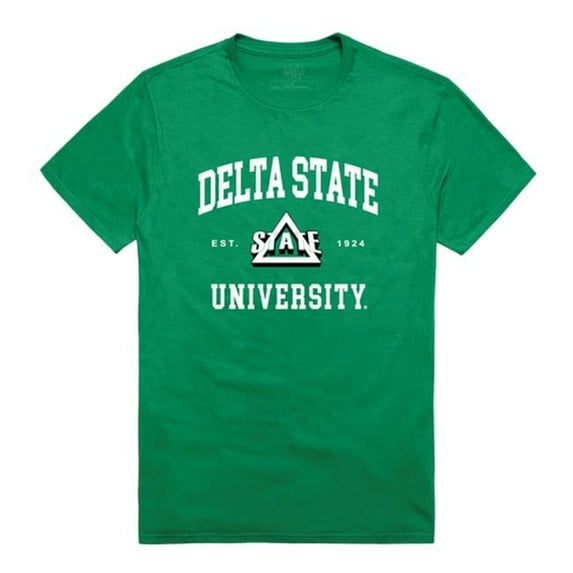 Delta State University Men Seal T-Shirt, Kelly - Small