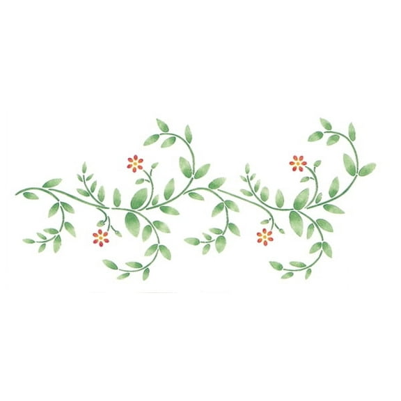 Delta Stencil Magic Decorative Stencils-Delicate Vine Border 8.25"X18"