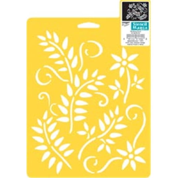 Delta Stencil Mania Stencil 7"X10"-Climbing Vines