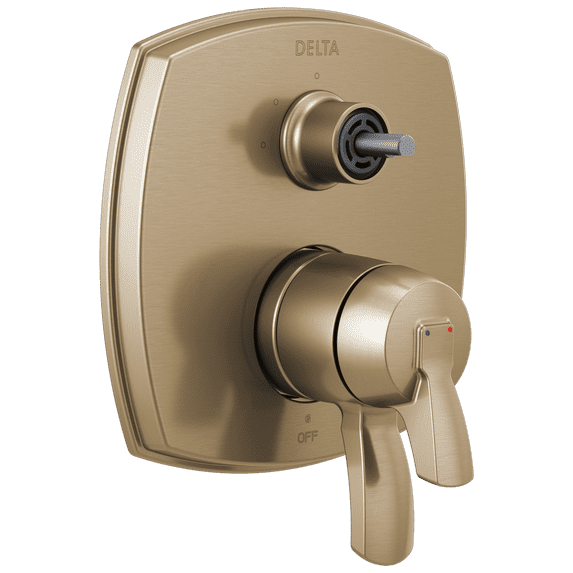 Delta Stryke: 17 Series Integrated Diverter Trim with Three Function Diverter Less Diverter Handle