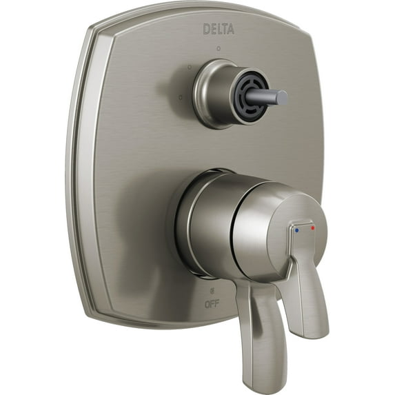 Delta Stryke: 17 Series Integrated Diverter Trim with Three Function Diverter Less Diverter Handle