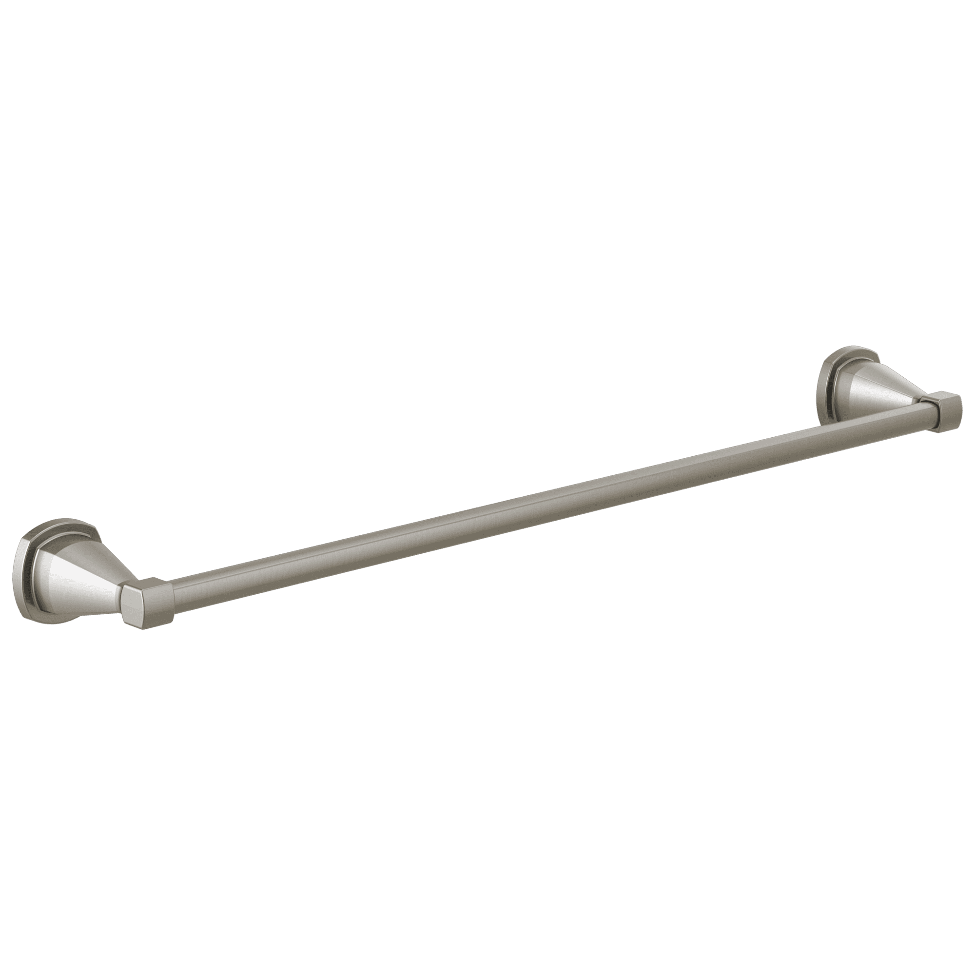 Modern Stainless Steel Wall Mounted 24-inch Single Towel Bar