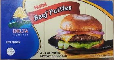 Delta Sunrise Halal Beef Patties - Walmart.com