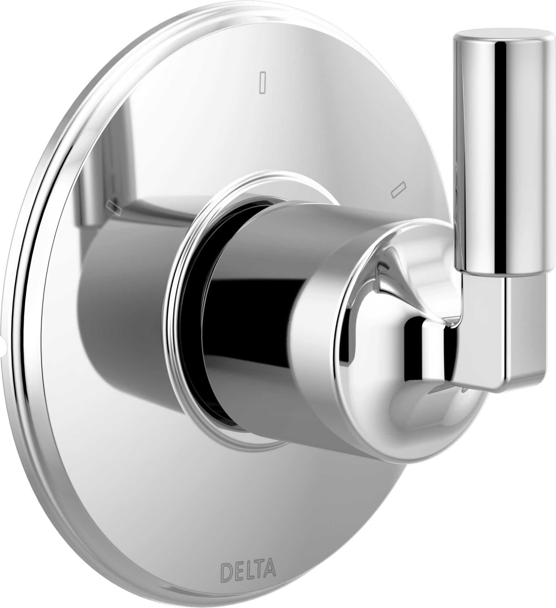 Chrome Wall-Mounted Three Function Diverter Valve Trim