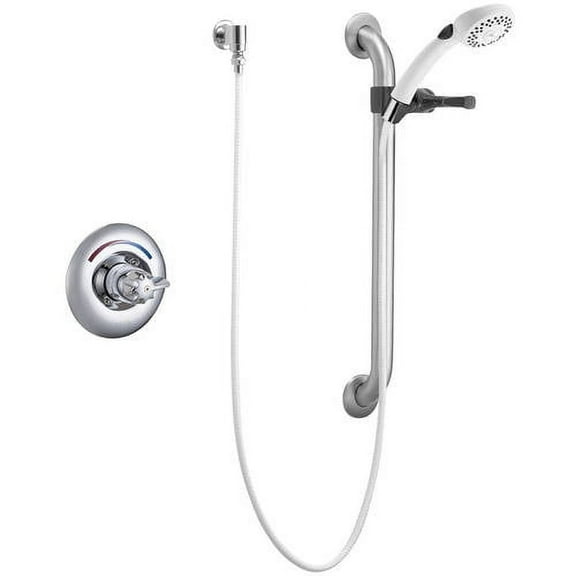 Delta T13H153 Commercial Wall Mounted Single Function Shower Faucet, Chrome