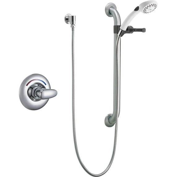 Delta T13h152-20 Commercial Single Handle Hand Shower Valve Trim Only - Chrome