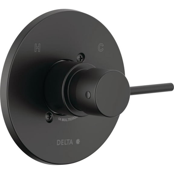 Delta T14059-Pp Modern Pressure Balanced Valve Trim Only - Black