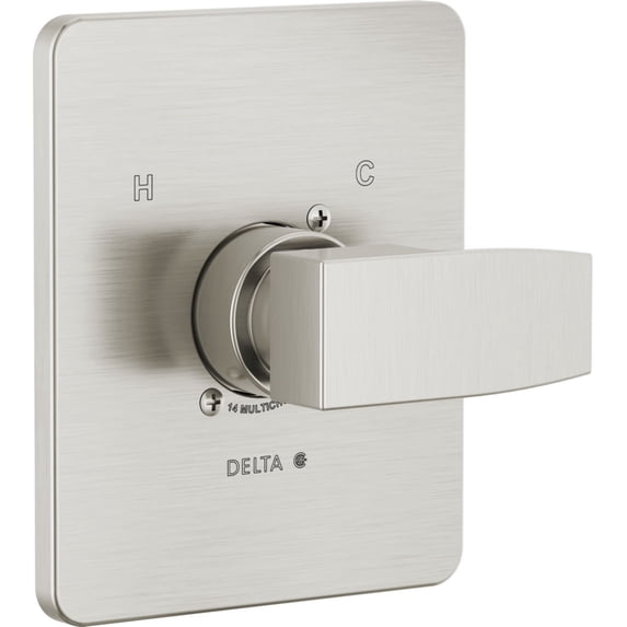 Delta T14067-SS-PP Modern Pressure Balanced Valve Trim Only - Brilliance Stainless
