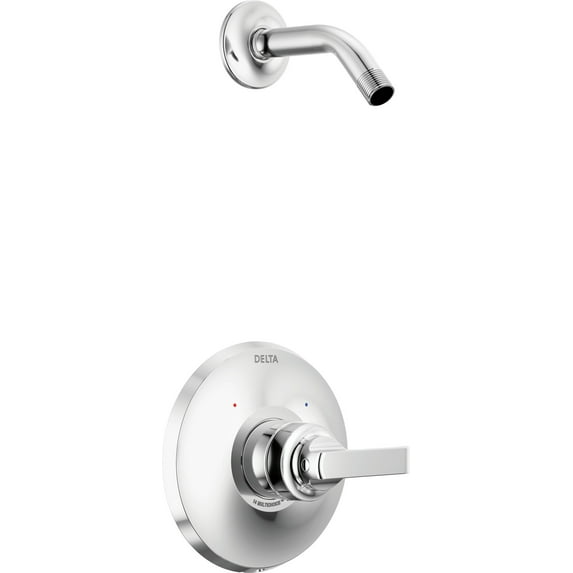 Delta T14289-Lhd Tetra Monitor 14 Series Shower Only Trim Package - Lumicoat Chrome
