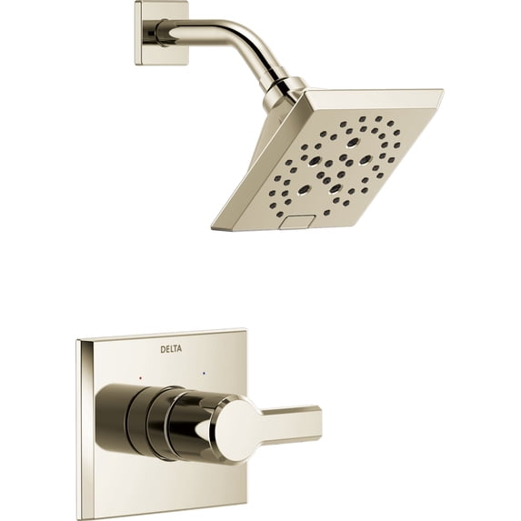 Delta T14299 Pivotal Shower Only Trim Package - Lumicoat Polished Nickel