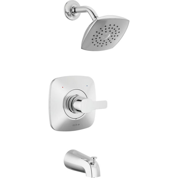 Delta T144339-Pp Modern Monitor 14 Series Tub And Shower Trim Package - Chrome