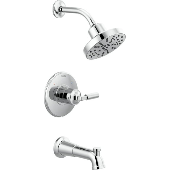 Delta T14448 Bowery Monitor 14 Series Single Function Pressure Balanced Tub And Shower -