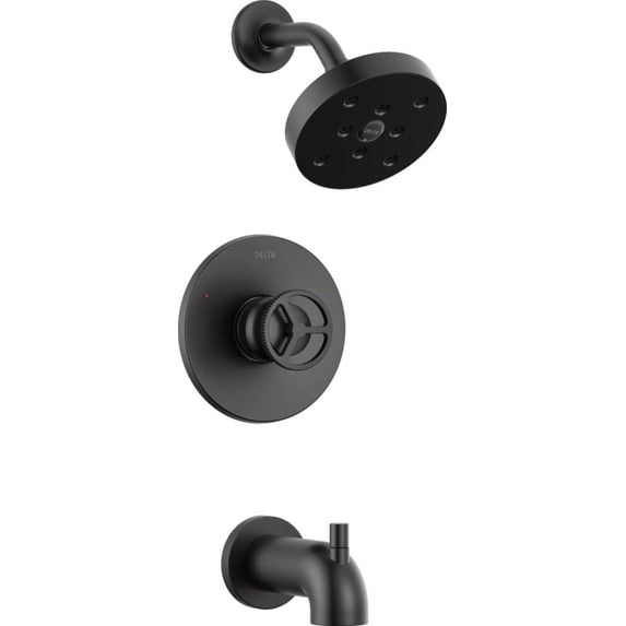 Delta T14458 Trinsic Monitor 14 Series Tub And Shower Trim Package - Black