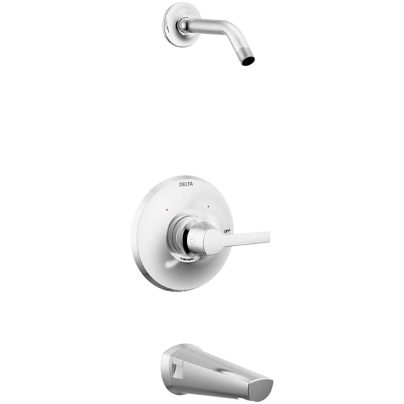Delta T14472-PR-LHD Galeon Monitor 14 Series Single Function Pressure Balanced Tub And