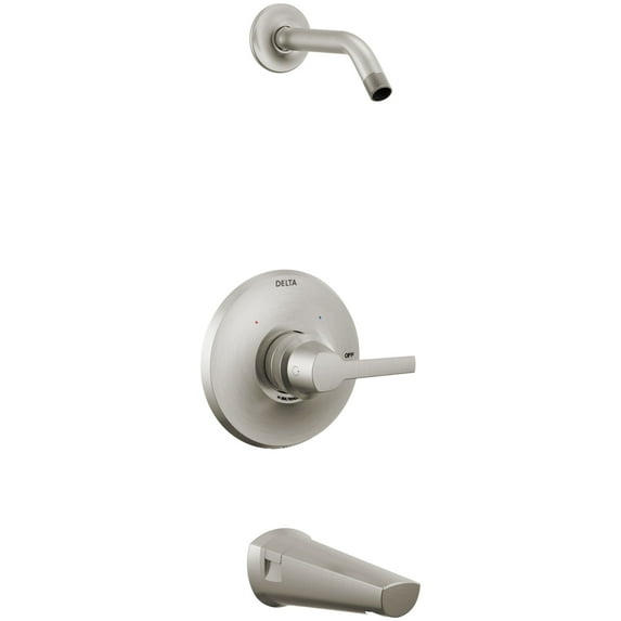 Delta T14472-SS-PR-LHD Galeon Monitor 14 Series Single Function Pressure Balanced Tub And