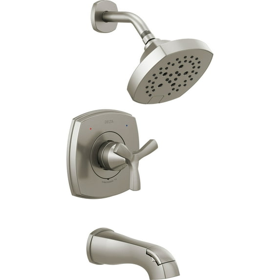 Delta T144766 Stryke Monitor 14 Series Single Function Pressure Balanced Tub And Shower -