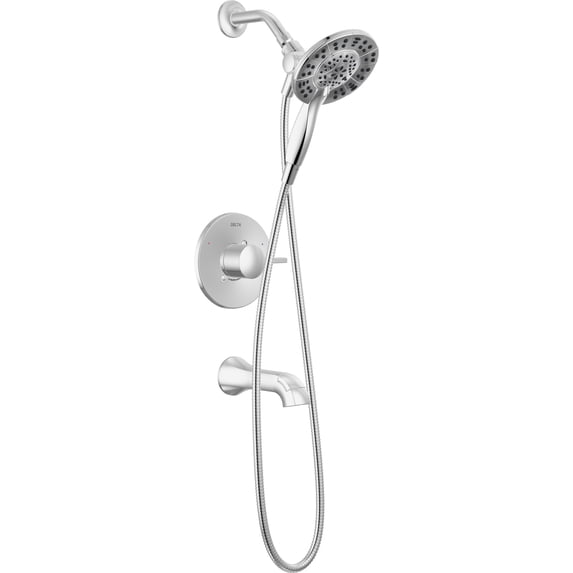 Delta T144855-I Albion Monitor 14 Series Tub And Shower Trim Package - Chrome