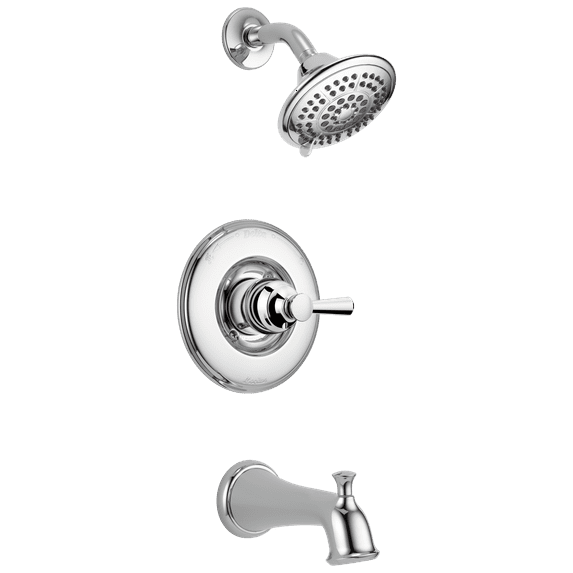 Delta T14493 Linden Monitor 14 Series Single Function Pressure Balanced Tub And Shower -