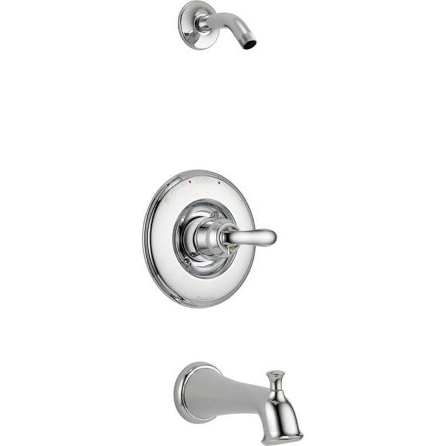 Delta T14494-LHD Linden Single Function Bath and Shower Trim without Shower Head, Chrome