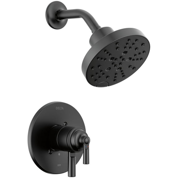 Delta T17235 Saylor Monitor 17 Series Dual Function Pressure Balanced Shower Only - Black