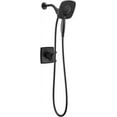 thumbnail image 1 of Delta Faucet Ashlyn 17 Series Dual-Handle Delta Shower Trim Kit with In2ition 2-in-1 Shower Head with Handheld Spray, Matte Black Shower Fixture, Matte Black T17264-BL-I Valve Not Included, 1 of 8