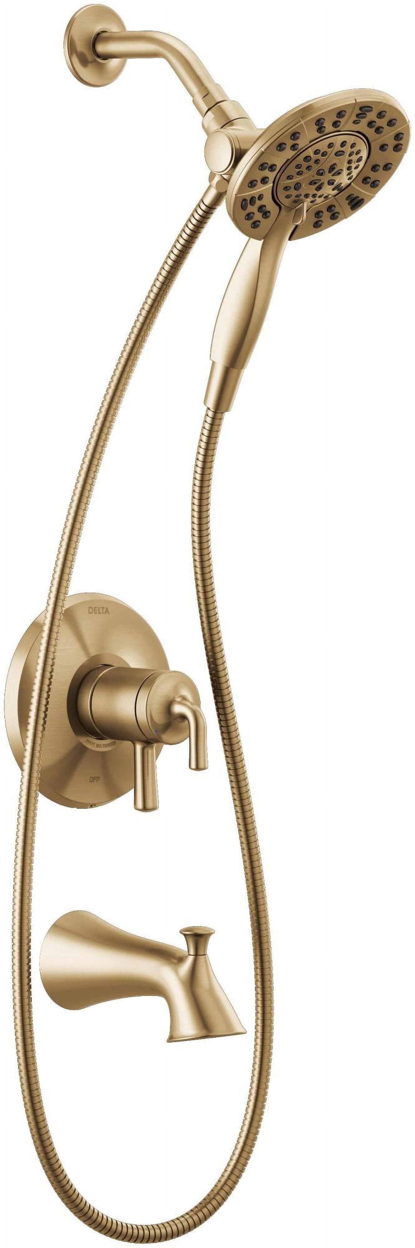 Champagne Bronze Multi-Head Handheld Wall Mounted Shower System
