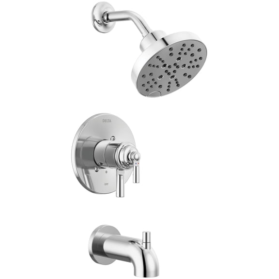 Delta T17435 Saylor Monitor 17 Series Dual Function Pressure Balanced Tub And Shower -