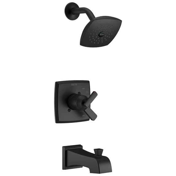 Delta T17464 Ashlyn Monitor 17 Series Dual Function Pressure Balanced Tub And Shower -