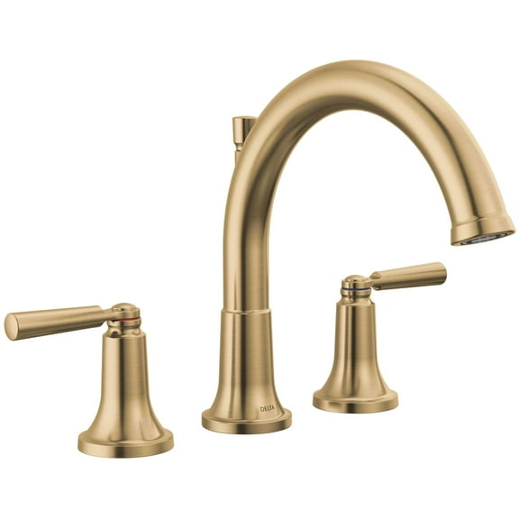 Delta T2735 Saylor Deck Mounted Roman Tub Filler - Bronze
