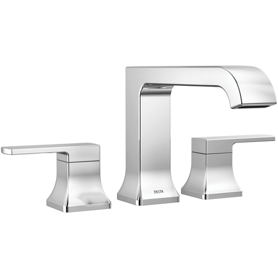 Delta T2739 Velum Deck Mounted Roman Tub Filler - Chrome