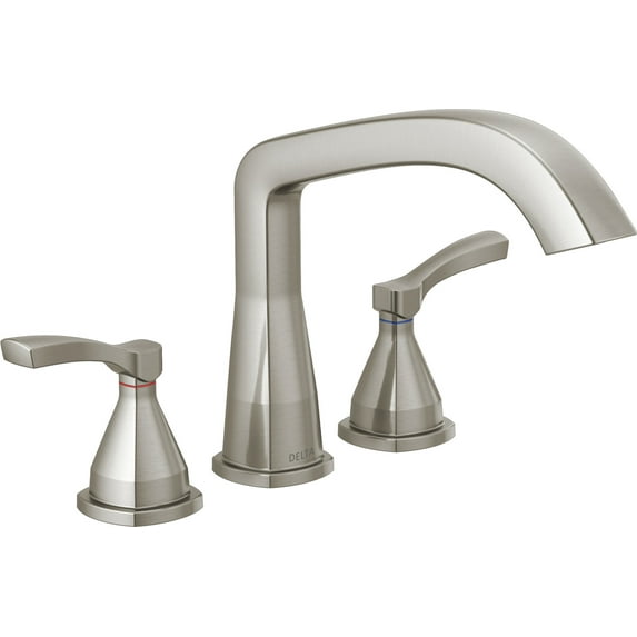 Delta T2776 Stryke Deck Mounted Roman Tub Filler - Lumicoat Stainless