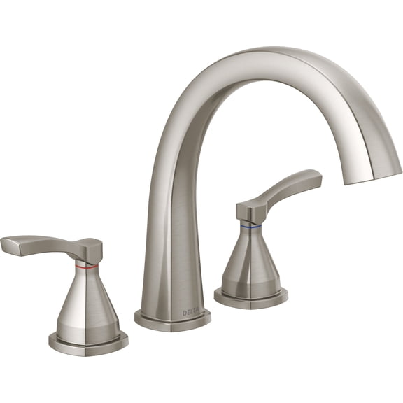 Delta T2777-SS-PR Stryke Deck Mounted Roman Tub Filler - Lumicoat Stainless