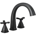 thumbnail image 1 of Delta T27776-BL Stryke Deck Mounted Roman Tub Filler - Black, 1 of 1