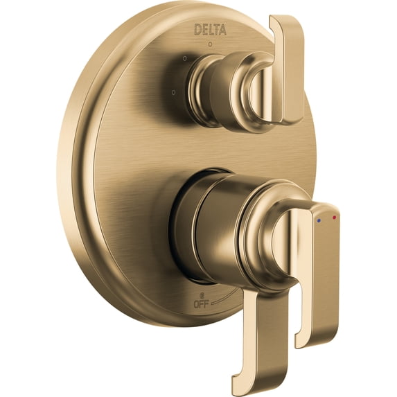 Delta T27889 Tetra 17 Series Pressure Balanced Valve Trim - Lumicoat Champagne Bronze