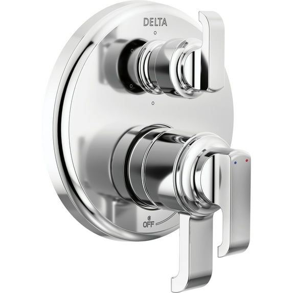 Delta T27989 Tetra 17 Series Pressure Balanced Valve Trim - Lumicoat Chrome