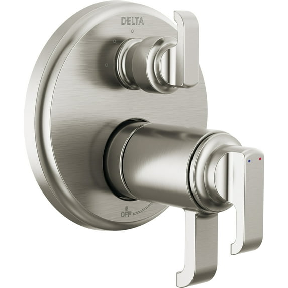 Delta T27t889 Tetra 17T Series Thermostatic Valve Trim - Lumicoat Stainless
