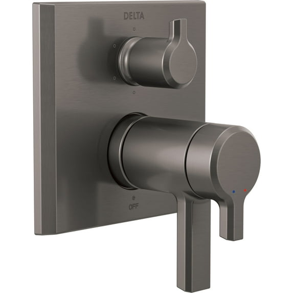 Delta T27t999 Pivotal 17T Series Thermostatic Valve Trim - Lumicoat Black Stainless