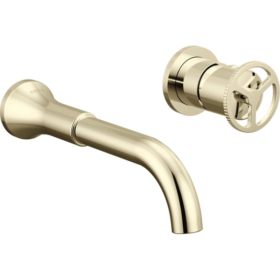 Delta T3558LF-PNWL Trinsic 1.2 GPM Wall Mounted Bathroom Faucet - Nickel