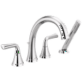 thumbnail image 1 of Delta T4733 Kayra Deck Mounted Roman Tub Filler - Chrome, 1 of 3