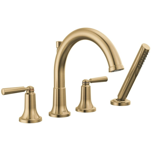 Delta T4735 Saylor Deck Mounted Roman Tub Filler - Bronze