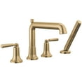 thumbnail image 1 of Delta T4736 Saylor Deck Mounted Roman Tub Filler - Bronze, 1 of 2