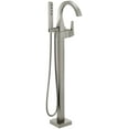 thumbnail image 1 of Delta T4746-SS-PR-FL Trillian Floor Mounted Tub Filler - Lumicoat Stainless, 1 of 7