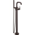 thumbnail image 1 of Delta T4754-RBFL Trinsic Floor Mounted Tub Filler - Bronze, 1 of 7
