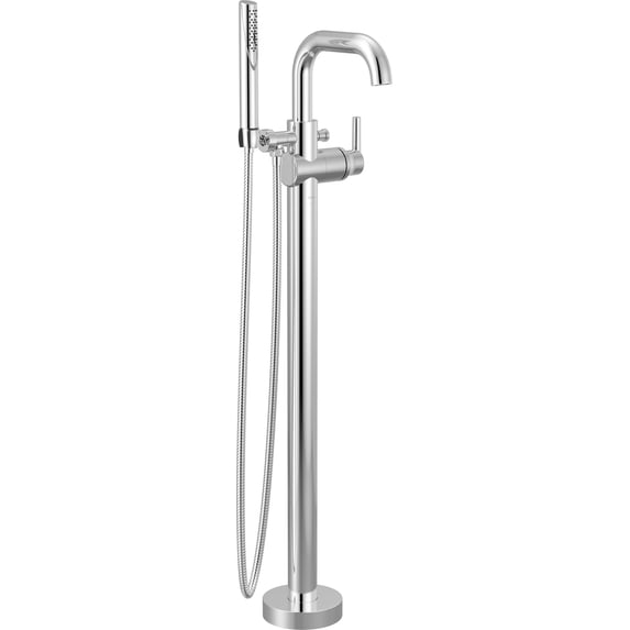 Delta T4754-Fl Trinsic Floor Mounted Tub Filler - Chrome