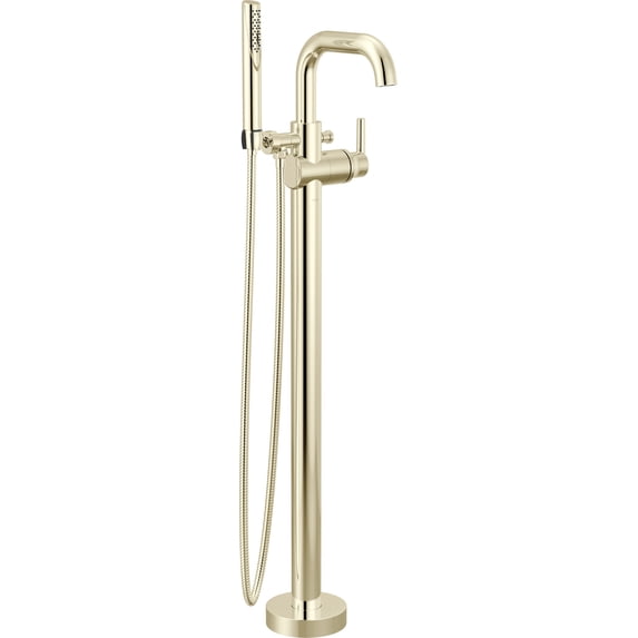 Delta T4754-Fl Trinsic Floor Mounted Tub Filler - Nickel