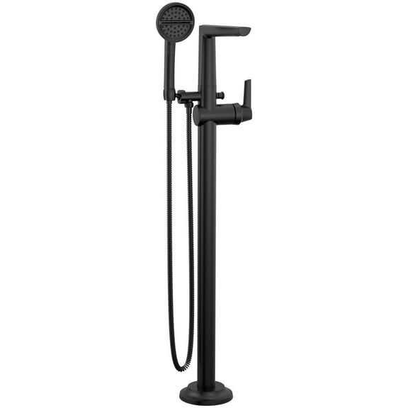 Delta T4771-Fl Galeon Floor Mounted Tub Filler - Black